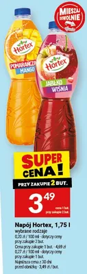 Napój Hortex, 1,75 l promocja w Twój Market