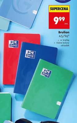 Brulion Oxford A5/96 promocja w Biedronka