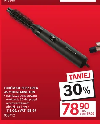 Lokówko-suszarka AS7100 Remington promocja w Selgros