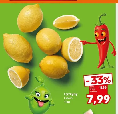 Cytryny luzem promocja w Kaufland