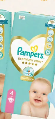 Pieluchy Pampers Premium Care rozmiar 4 promocja w Stokrotka