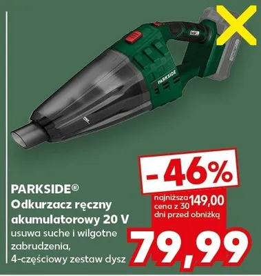 Odkurzacz ręczny akumulatorowy promocja w Kaufland