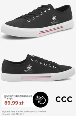 Trampki Beverly Hills Polo Club promocja w CCC