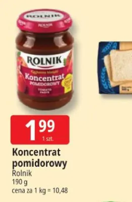 Koncentrat pomidorowy Rolnik promocja w Leclerc