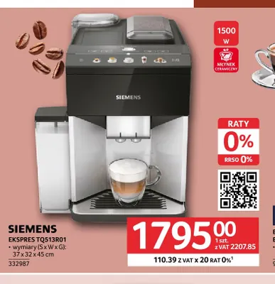 Ekspres TQ513R01 Siemens promocja w Selgros