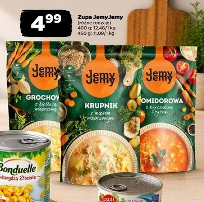 Zupa pomidorowa z kurczakiem i ryżem JemyJemy promocja w Netto