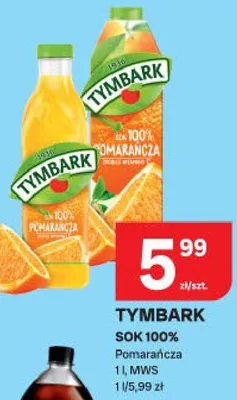 Sok 100% Pomarańcza promocja w Chorten