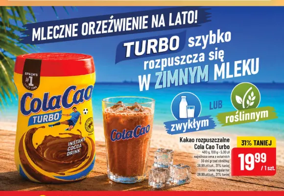 Kakao rozpuszczalne ColaCao Turbo promocja w POLOmarket