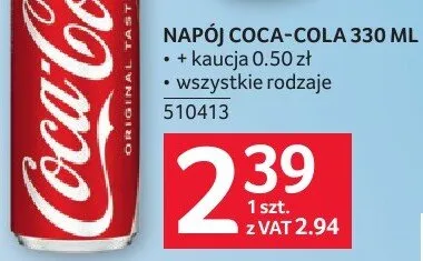 Napój 330ml promocja w Selgros