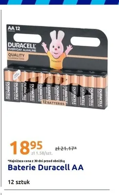 Baterie Duracell AA 12-pak promocja w Action