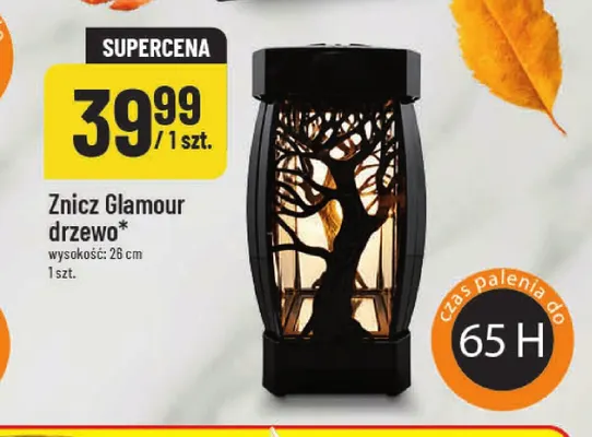 Znicz Glamour drzewo 26 cm promocja w POLOmarket