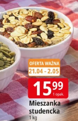 Mieszanka studencka promocja w Leclerc