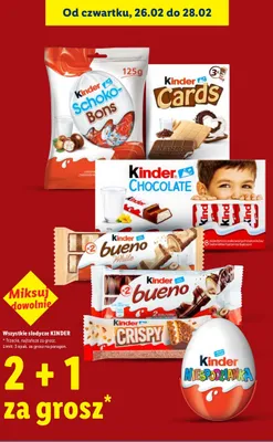 Wszystkie słodycze Niespodzianka promocja w Lidl