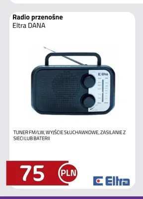 Radio przenośne Eltra Dana promocja w kakto.pl