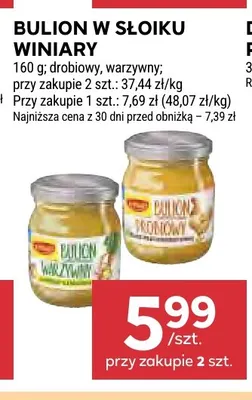 Bulion w słoiku drobiowy Winiary promocja w Stokrotka