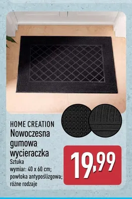 Wycieraczka gumowa nowoczesna Home Creation promocja w Aldi