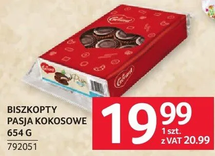 Biszkopt Pasja Kokosowe 654g promocja w Selgros