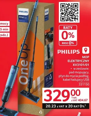 Mop elektryczny PHILIPS MOP ELEKTRYCZNY XV3101/01 promocja w Selgros
