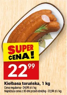 Kiełbasa toruńska promocja w Twój Market