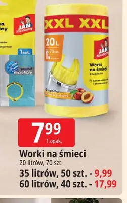 Worki na śmieci 35 l Jan Niezbędny promocja w Leclerc