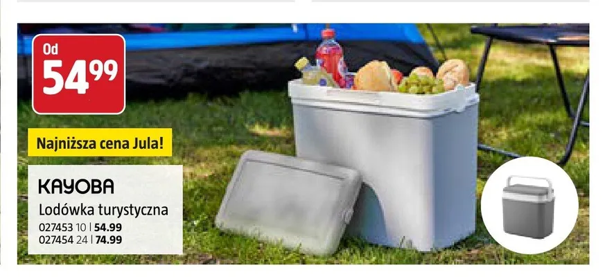 Lodówka turystyczna Kayoba 10 l promocja w Jula