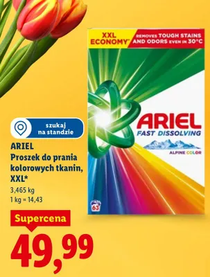 Proszek do prania kolorowych tkanów promocja w Lidl