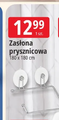 Zasłona prysznicowa 180x180 cm promocja w Leclerc