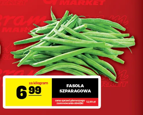 Fasola szparagowa promocja w Gram Market