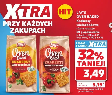 Krakersy wielozbożowe różne rodzaje promocja w Kaufland