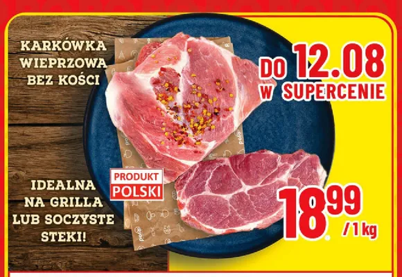 Karkówka wieprzowa bez kości promocja w POLOmarket