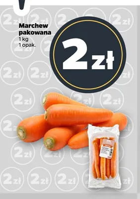 Marchew pakowana promocja w Netto