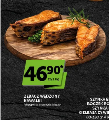 Zębacz wędzony kawałki promocja w Groszek