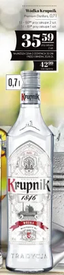 Wódka Krupnik promocja w POLOmarket