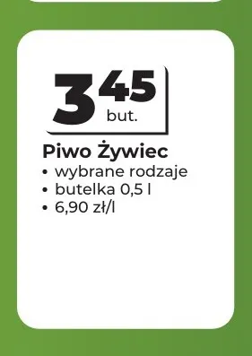 Piwo ŷywiec promocja w Odido
