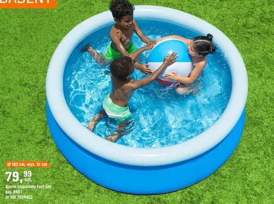 Basen rozporowy Fast Set promocja w OBI