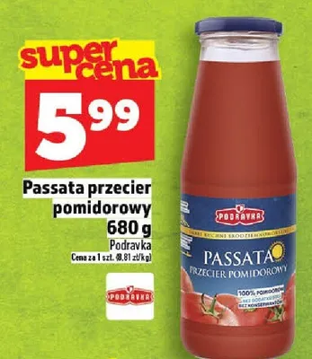 Passata przecier pomidorowy Podravka promocja w TOPAZ
