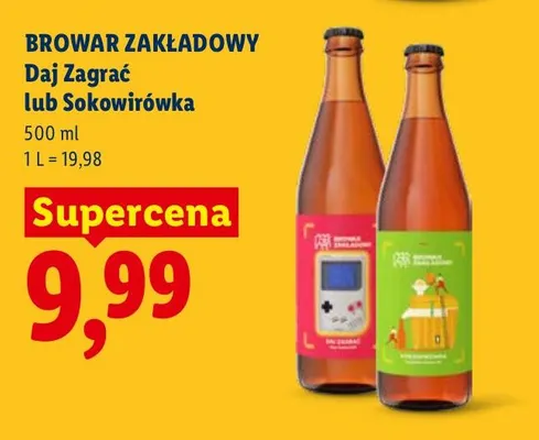 Piwo Browar Zakładowy Daj Zagrać promocja w Lidl
