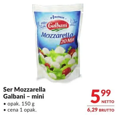 Ser Mozzarella Galbani - mini promocja w Makro