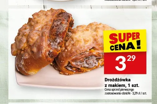 Drożdżówka z makiem promocja w Twój Market