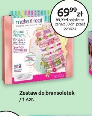 Zestaw do bransoletek Make It Real Crystal Dreams promocja w Empik