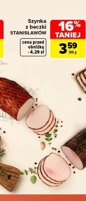 Szynka z beczki Stanisławów promocja w Carrefour Market