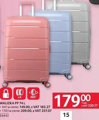 Walizka PP 74 L promocja w Selgros