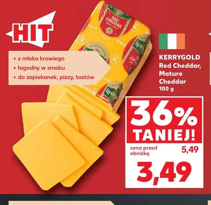 Ser Mature Cheddar Kerrygold promocja w Kaufland