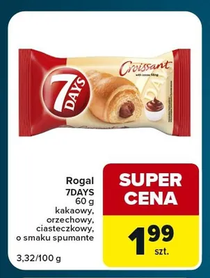 Rogal 7Days orzechowy promocja w Globi