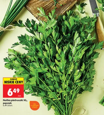Natka pietruszki XL pęczek promocja w Biedronka