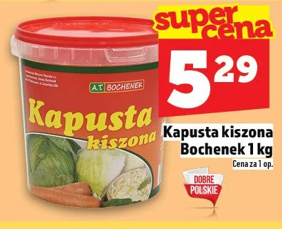 Kapusta kiszona Bochenek 1kg promocja w TOPAZ