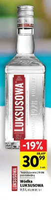 Wódka Luksusowa promocja w Intermarche