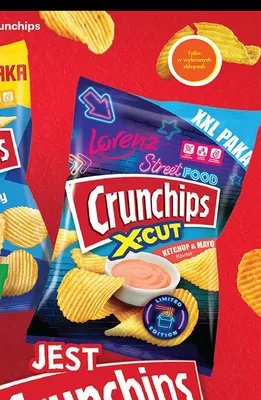 Chipsy Lorenz Crunchips X-Cut Ketchup & Mayo promocja w Biedronka