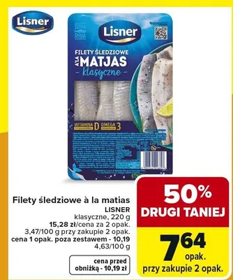 Filety śledziowe à la matias klasyczne promocja w Carrefour Market