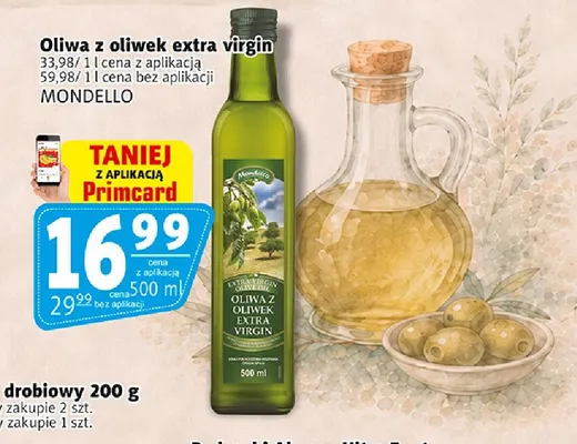 Oliwa z oliwek extra virgin Mondello promocja w Prim Market